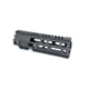 AT3 Tactical AR-15 Pro Quad Rail Free Float Handguard, Tungsten, 7in, AT3-QR-7-TG