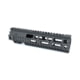 AT3 Tactical AR-15 Pro Quad Rail Free Float Handguard, Tungsten, 9in, AT3-QR-9-TG