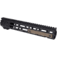 AT3 Tactical M-Lok Rail Cover, Polymer, Flag Design, Covers 3 Sections, Hardware, FDE, 3-pack, 3-PK-AT3-MLC-FLAG-FDE