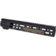 AT3 Tactical M-Lok Rail Cover, Polymer, Retro Design, Covers 3 Sections, Hardware, FDE, 3-pack, 3-PK-AT3-MLC-RETRO-FDE