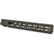AT3 Tactical Pro Series Free Float Quad Rail AR15 Handguards, 14.5in Extended Rifle Length, ODG, AT3-QR-15-ODG