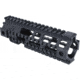 AT3 Tactical Pro Series Free Float Quad Rail AR15 Handguards, 7in Carbine Length, Black, AT3-QR-7