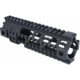 AT3 Tactical Pro Series Free Float Quad Rail AR15 Handguards, 7in Carbine Length, Black, AT3-QR-7