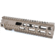 AT3 Tactical Pro Series Free Float Quad Rail AR15 Handguards, 9in Mid-Length, FDE, AT3-QR-9-FDE