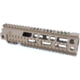 AT3 Tactical Pro Series Free Float Quad Rail AR15 Handguards, 9in Mid-Length, FDE, AT3-QR-9-FDE