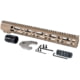AT3 Tactical SPEAR M-Lok AR-15 Free Float Handguard, 15 in, FDE, AT3-MLOK-15-FDE