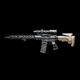 Atibal ATRS Mil Spec Rugged Rifle Stock w/Cheekrest-Blk, Tan/FDE, AT-ATRS-FDE-CR