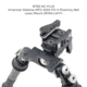 Atlas CAL Gen 2 Standard Bipod, 4.8-9.2in Height Range, Area 419 ARCALOCK Clamp, Black, BT65NCPLUSA419ARCALK