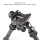 Atlas PSR Standard Bipod, 5-9.4in Height Range, Arisaka Picatinny Rail Slider, Black, BT46NCPLUSARSKPICSLDR