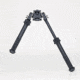 Atlas PSR Standard Bipod, 5-9.4in Height Range, Arisaka Picatinny Rail Slider, Black, BT46NCPLUSARSKPICSLDR