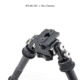 Atlas PSR Standard Bipod, 5-9.4in Height Range, Arisaka Picatinny Rail Slider, Black, BT46NCPLUSARSKPICSLDR