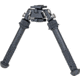 Atlas PSR Standard Bipod, 5-9.4in Height Range, Arisaka Picatinny Rail Slider, Black, BT46NCPLUSARSKPICSLDR
