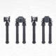 Atlas V8 Bipod, 5-9.4in Height Range, Arisaka Picatinny Rail Slider, Black, BT10NCPLUSA419ARSKPICSLDR