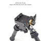 Atlas V8 Bipod, 5-9.4in Height Range, Arisaka Picatinny Rail Slider, Black, BT10NCPLUSA419ARSKPICSLDR