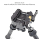 Atlas V8 Bipod, 5-9.4in Height Range, Arisaka Picatinny Rail Slider, Black, BT10NCPLUSA419ARSKPICSLDR