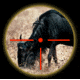 ATN Digital Ultra Sight Reticle Pattern - Post with Dot