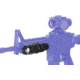 ATN J125W Flashlight on Gun