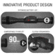 ATN Thor 5 3-24x 640x480 12 Micron Smart HD Thermal Rifle Scope, 30mm Tube w/ Gen 5 Sensor, Multiple Patterns &amp; Color Options Reticle, Black, TIWST5635A