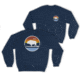 Atoll Board Co Atoll Boards Landscape Crew Neck Sweatshirt - Indigo Blue, S - Indigo Blue,S, SQ2869111