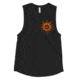 Atoll Board Co Ladies Muscle Tank with Atoll Horizon Sunset Graphic - Black Heather, L - Black Heather,L, 64518BAA8DF22Black-Heather-L