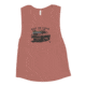 Atoll Board Co Ladies Muscle Tank with Atoll Paddle Board Truck Graphic - Mauve, XL - Mauve,XL, 6459504AB336BMauve-XL