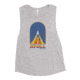 Atoll Board Co Ladies Muscle Tank with Atoll Paddle Board Wake Graphic - Athletic Heather, 2XL - Athletic Heather,2XL, 62C1EBF8CEE4EAthletic-Heather-2XL