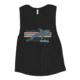 Atoll Board Co Ladies Muscle Tank with Atoll Whale Shark Graphic - Black Heather, L - Black Heather,L, 62C614FF9083DBlack-Heather-L