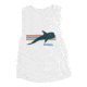 Atoll Board Co Ladies Muscle Tank with Atoll Whale Shark Graphic - White, 2XL - White,2XL, 62C614FF9083DWhite-2XL