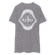Atoll Board Co Mens Heavyweight Tee With Atoll Shark Fossil Graphic - Carbon Grey, 4XL - Carbon Grey,4XL, 6487450E4BE07Carbon-Grey-4XL