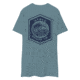Atoll Board Co Mens Heavyweight tee with Blue Atoll Wave Graphic - Agave, S - Agave,S, 6463948B38FC3Agave-S