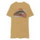 Atoll Board Co Mens premium heavyweight tee with Atoll Volcano Graphic - Vintage Gold, L - Vintage Gold,L, 62FBD261EF61DVintage-Gold-L