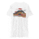 Atoll Board Co Mens premium heavyweight tee with Atoll Volcano Graphic - White, L - White,L, 62FBD261EF61DWhite-L