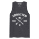 Atoll Board Co Mens premium tank top with Addicted to Paddle Boarding Graphic - Navy, 2XL - Navy,2XL, 62E957FE1F679Navy-2XL