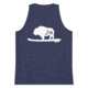 Atoll Board Co Mens Tank Top with Atoll Bison Logo - Harbor Blue, M - Harbor Blue,M, 62905363E2E77Harbor-Blue-M