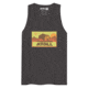 Atoll Board Co Mens Tank Top with Atoll Sunset Logo Hunter Edition - Charcoal Heather, L - Charcoal Heather,L, 629A5114142ABCharcoal-Heather-L