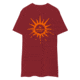 Atoll Board Co Mens Tee with Atoll Horizon Sunset Graphic - Brick Red, M - Brick Red,M, 64518F91B8F52Brick-Red-M