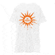 Atoll Board Co Mens Tee with Atoll Horizon Sunset Graphic - White, S - White,S, 64518F91B8F52White-S