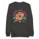 Atoll Board Co Premium Crew Neck Sweatshirt with Atoll Paddle Board Island Flower Graphic - Charcoal Heather, 3XL - Charcoal Heather,3XL, 6441992434D68Charcoal-Heather-3XL