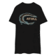 Atoll Board Co Premium Heavyweight Tee with Atoll Island Graphic - Black, XL - Black,XL, 637BD6D4C0913Black-XL