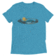 Atoll Board Co Short sleeve t-shirt with Atoll Mountain Lake SUP Graphic - Aqua Triblend, L - Aqua Triblend,L, 62C60B5D296AEAqua-Triblend-L