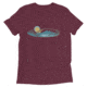 Atoll Board Co Short sleeve t-shirt with Atoll Mountain Lake SUP Graphic - Maroon Triblend, M - Maroon Triblend,M, 62C60B5D296AEMaroon-Triblend-M