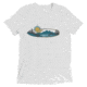 Atoll Board Co Short sleeve t-shirt with Atoll Mountain Lake SUP Graphic - White Fleck Triblend, XS - White Fleck Triblend,XS, 62C60B5D296AEWhite-Fleck-Triblend-XS