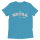 Atoll Board Co Short sleeve tri-blend tee with Atoll Vibes Pineapple Graphic - Aqua Triblend, L - Aqua Triblend,L, 62E95CA90C7B8Aqua-Triblend-L