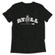 Atoll Board Co Short sleeve tri-blend tee with Atoll Vibes Pineapple Graphic - Charcoal-Black Triblend, 3XL - Charcoal-Black Triblend,3XL, 62E95CA90C7B8Charcoal-Black-Triblend-3XL