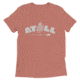 Atoll Board Co Short sleeve tri-blend tee with Atoll Vibes Pineapple Graphic - Mauve Triblend, L - Mauve Triblend,L, 62E95CA90C7B8Mauve-Triblend-L