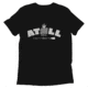 Atoll Board Co Short sleeve tri-blend tee with Atoll Vibes Pineapple Graphic - Solid Black Triblend, XS - Solid Black Triblend,XS, 62E95CA90C7B8Solid-Black-Triblend-XS