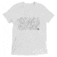 Atoll Board Co Short sleeve triblend t-shirt with Atoll Grain Graphic - White Fleck Triblend, S - White Fleck Triblend,S, 62C5FDD466DD4White-Fleck-Triblend-S