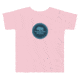Atoll Board Co Toddler Short Sleeve Tee with Atol Bison Sheild Graphic - Pink, 5T - Pink,5T, 62D8604B47DDFPink-5T
