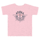 Atoll Board Co Toddler Short Sleeve Tee with Atoll Anchor Graphic - Pink, 2T - Pink,2T, 62D85BC91B110Pink-2T
