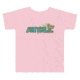 Atoll Board Co Toddler Short Sleeve Tee with Atoll Floral Graphic - Pink, 3T - Pink,3T, 62D85EFB34869Pink-3T